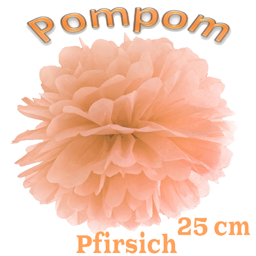 Pompom Pfirsich