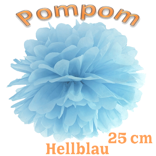 Pompom Hellblau