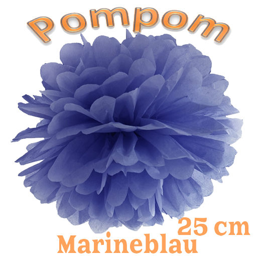 Pompom Marineblau