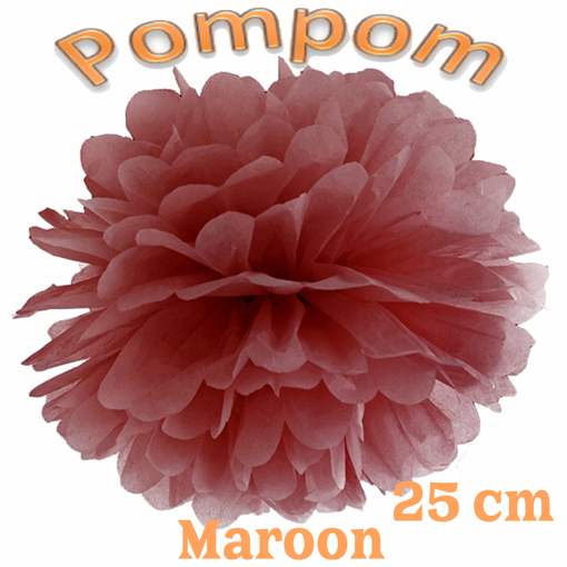 Pompom Maroon